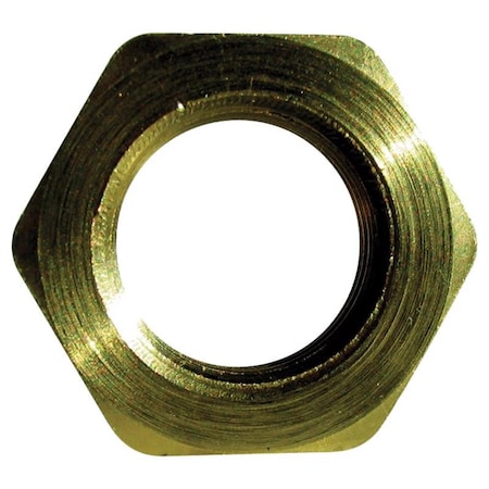 Homeplus+ ATC Pipe Lock Nut 3/8 in. Yellow Brass 1 pc 6JC050801521042